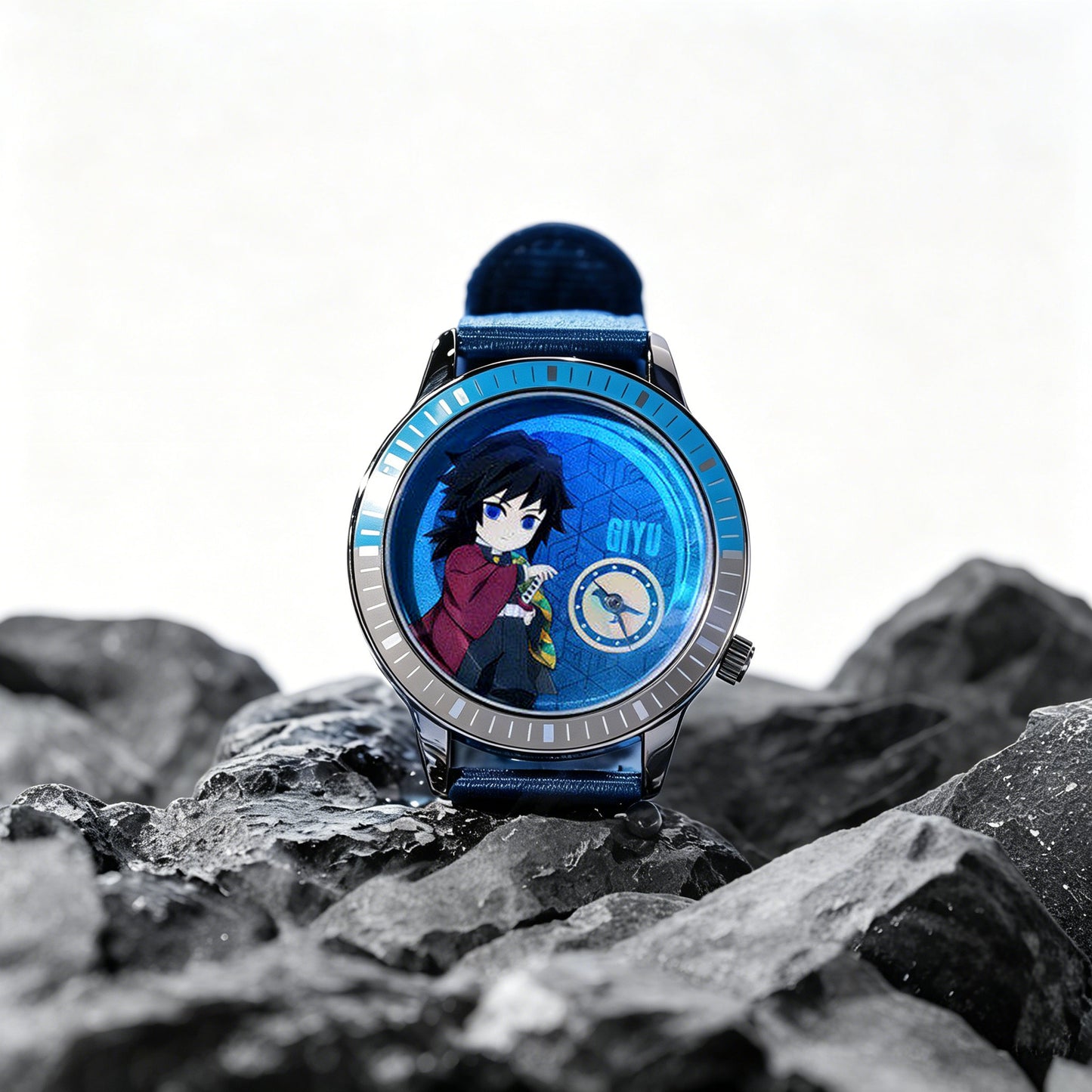 Demon Slayer Tanjiro Nezuko Anime Blind Box Wrist Watch, Assorted Character Analog Quartz Watch Mystery Collectible Box Gift
