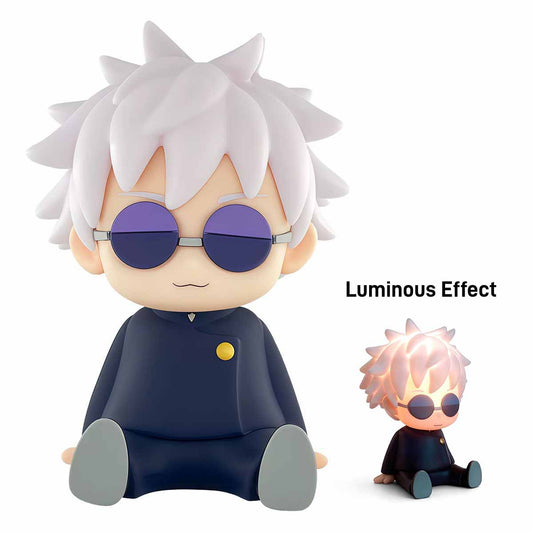 Jujutsu Kaisen Satoru Gojo Yuji Itadori Anime Silicone Night Light, USB Rechargeable Luminous Gojo Figure Bedside Lamp Decor Gift