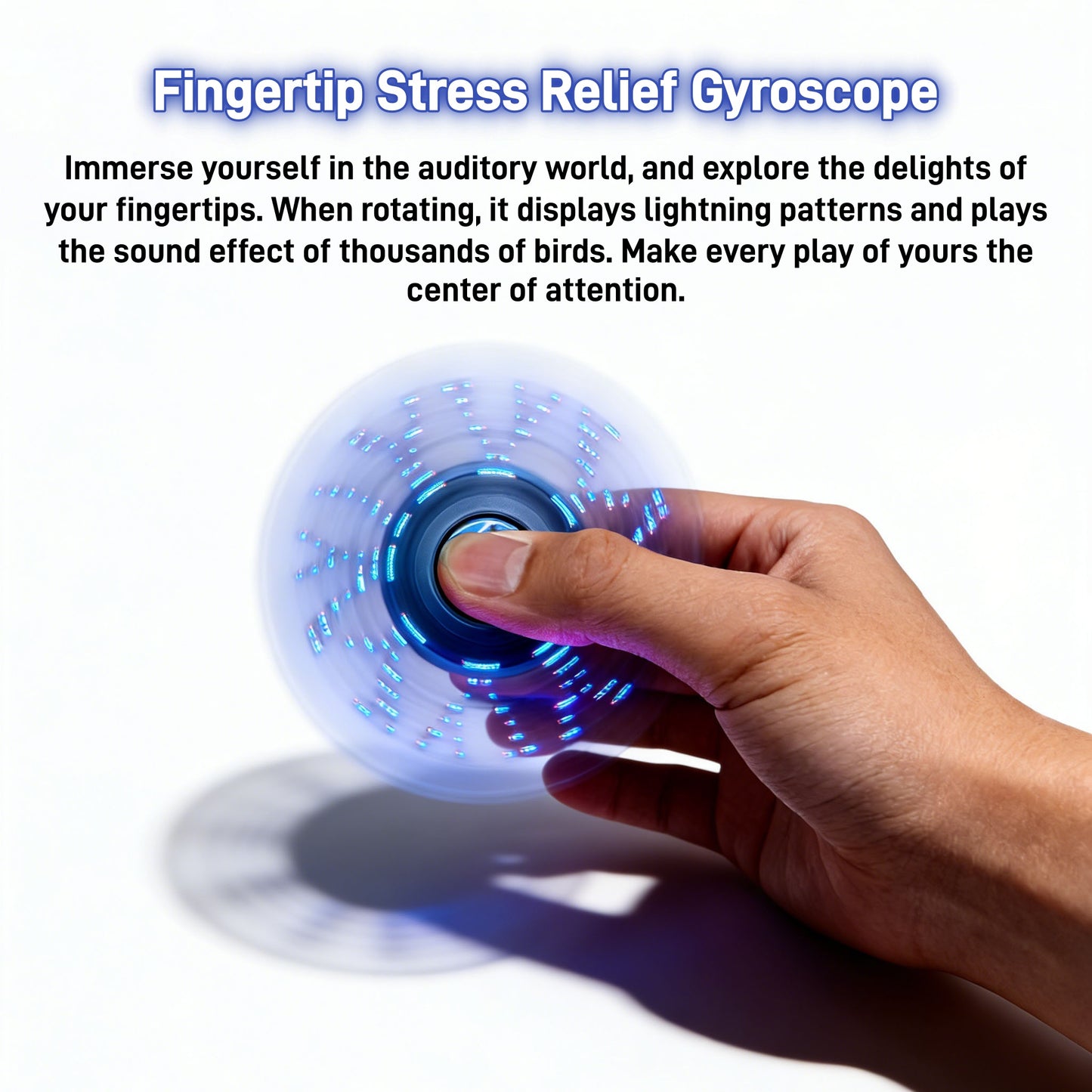 Naruto Sasuke Uchiha Chidori Fidget Spinner TWS Wireless Earbuds, Slide Case Bluetooth 5.3 Gaming Headphones with LED Light