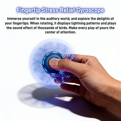 Naruto Sasuke Uchiha Chidori Fidget Spinner TWS Wireless Earbuds, Slide Case Bluetooth 5.3 Gaming Headphones with LED Light