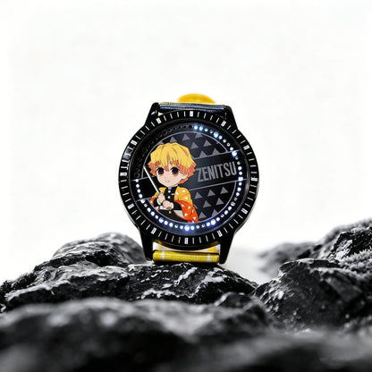 Demon Slayer Tanjiro Nezuko Anime Blind Box Wrist Watch, Assorted Character Analog Quartz Watch Mystery Collectible Box Gift