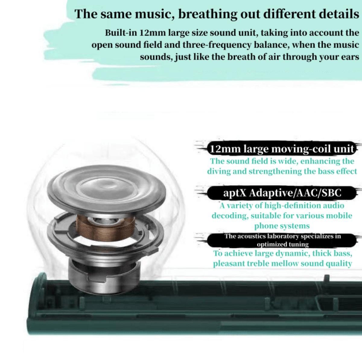 Demon Slayer Kamado Tanjiro Kamado Nezuko Anime True Wireless Bluetooth Earbuds, Bluetooth 5.2 Semi In Ear Earphones with Charging Case