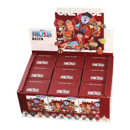 One Piece Monkey D Luffy Roronoa Zoro Anime Blind Box Wrist Watch, Straw Hat Crew Analog Quartz Watch Collectible Mystery Box Gift