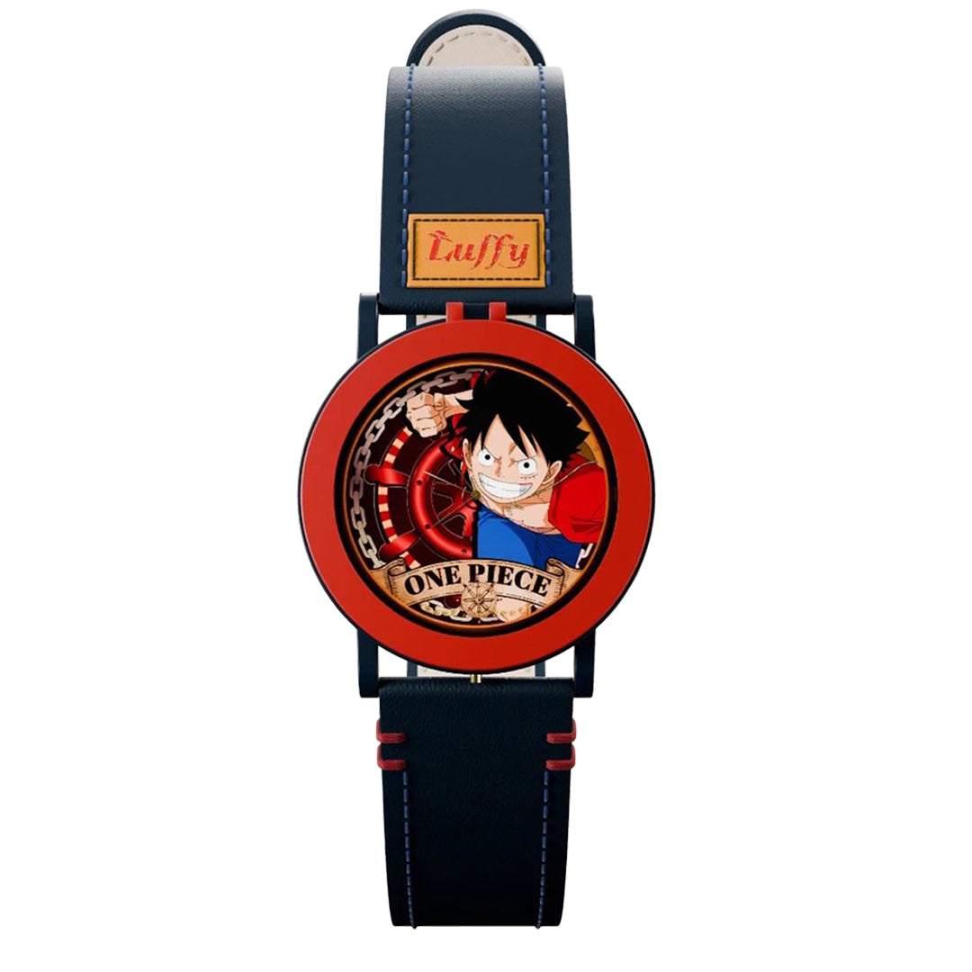 One Piece Monkey D Luffy Roronoa Zoro Anime Blind Box Wrist Watch, Straw Hat Crew Analog Quartz Watch Collectible Mystery Box Gift