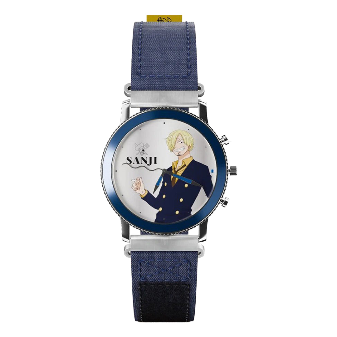 One Piece Monkey D Luffy Roronoa Zoro Anime Blind Box Wrist Watch, Straw Hat Crew Analog Quartz Watch Collectible Mystery Box Gift