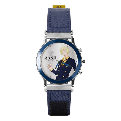 One Piece Monkey D Luffy Roronoa Zoro Anime Blind Box Wrist Watch, Straw Hat Crew Analog Quartz Watch Collectible Mystery Box Gift